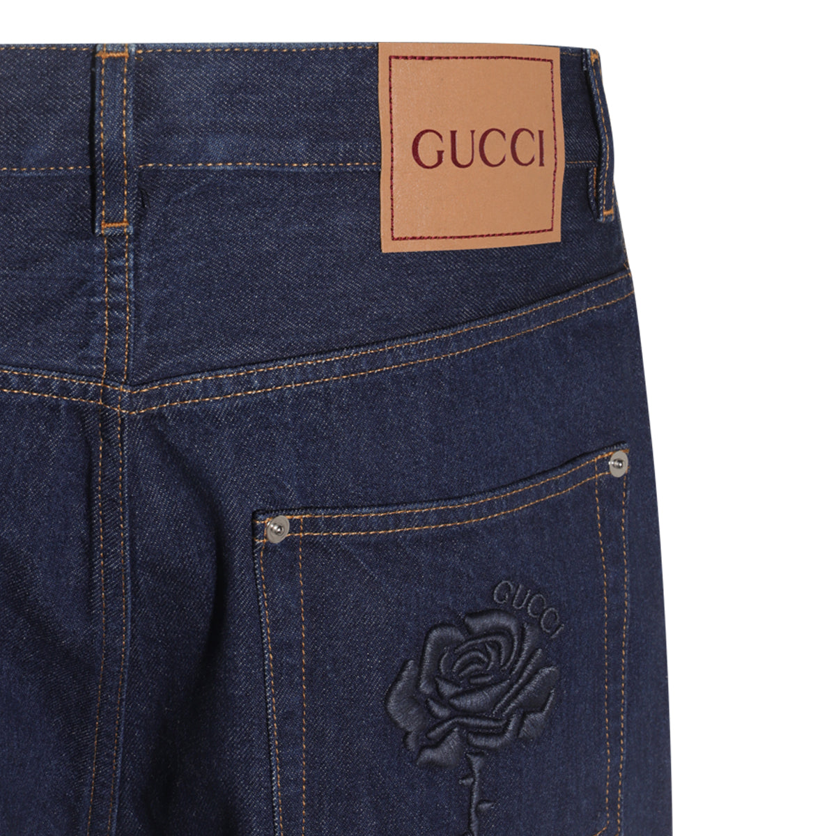 BLUE COTTON DENIM JEANS