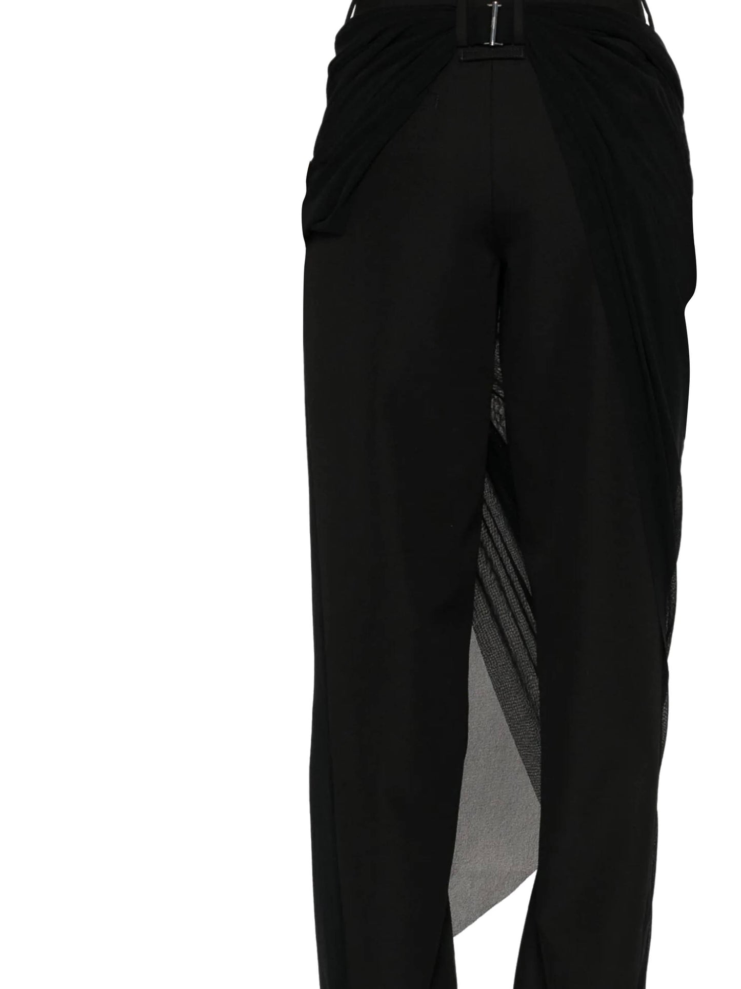 TAILORED PANT WITH MESH SARONG