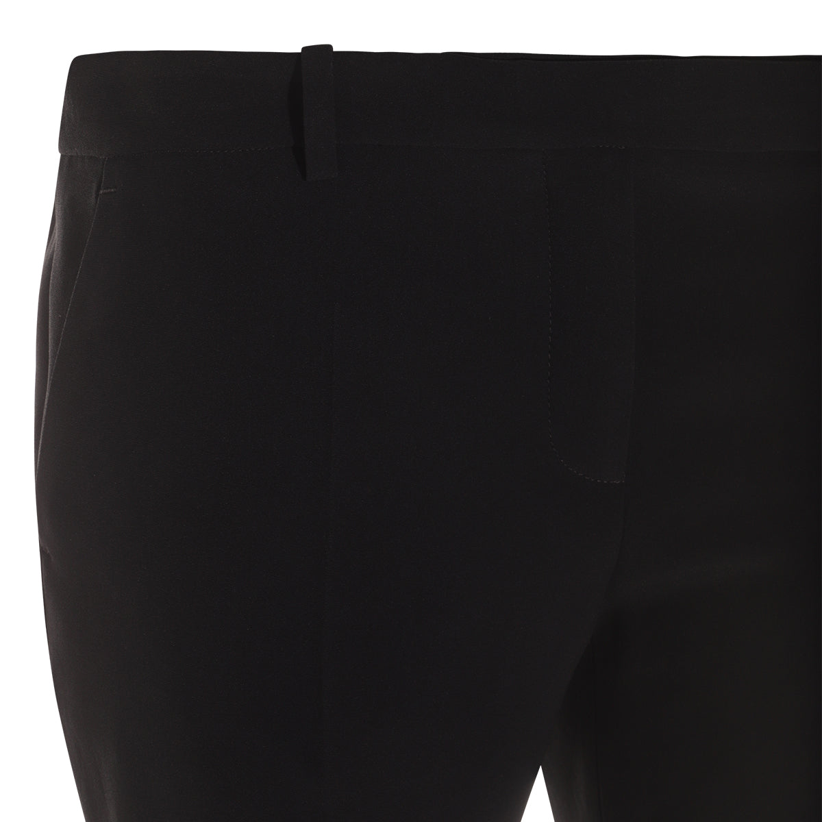BLACK VISCOSE PANTS