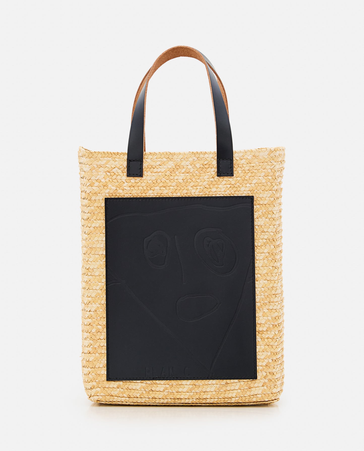 STRAW MEDIUM SHOPPER