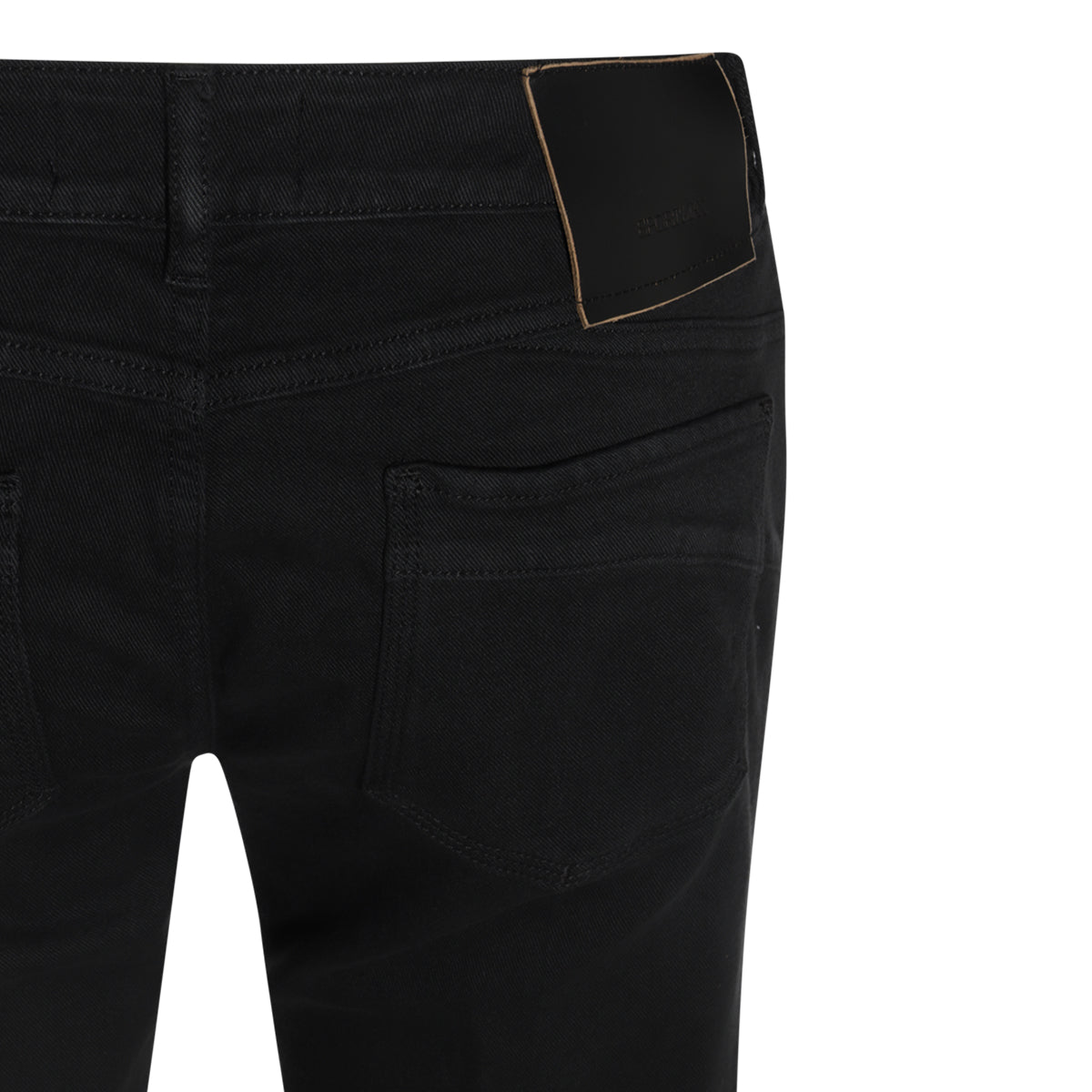 BLACK COTTON NILLY JEANS