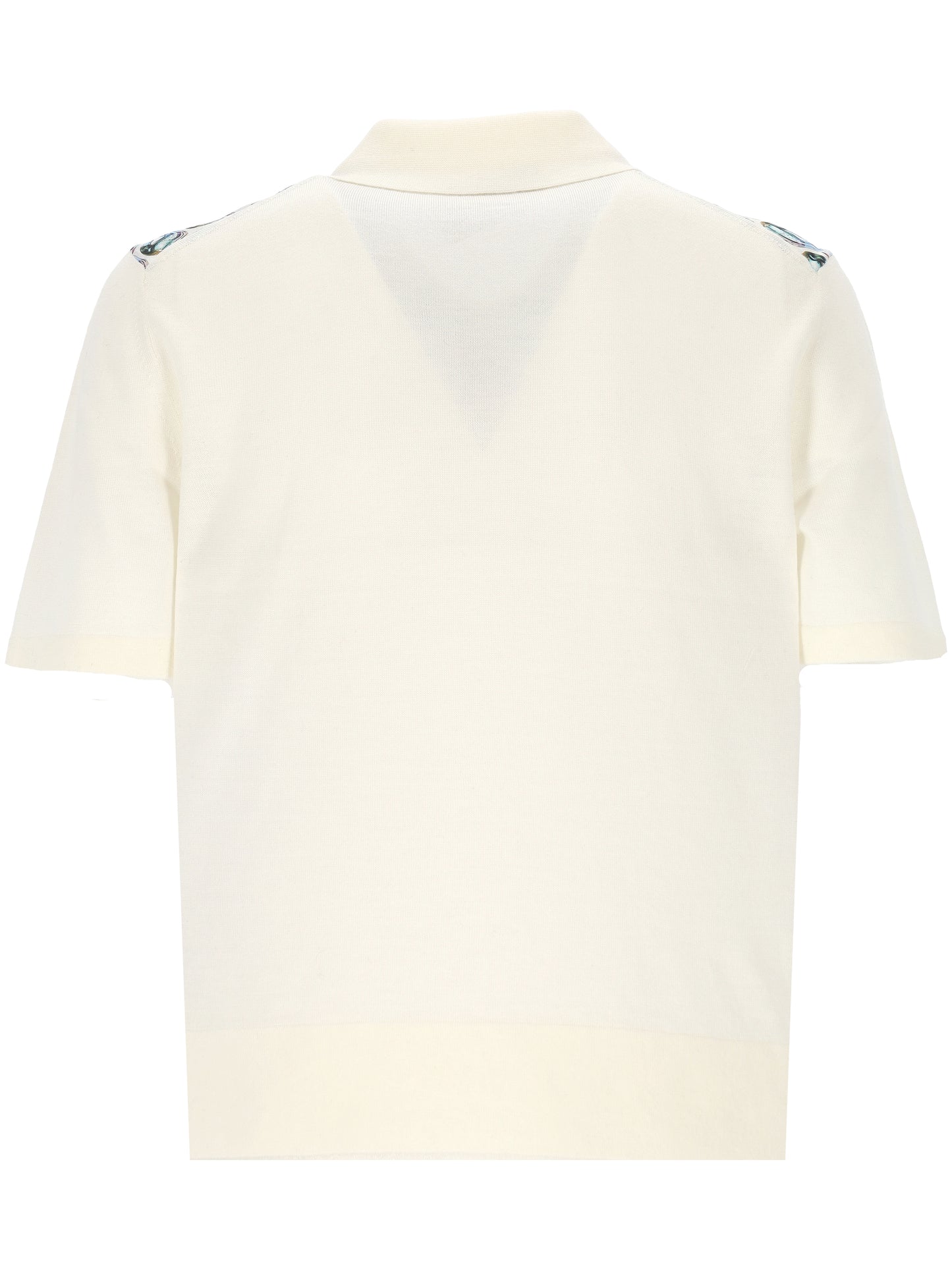 POLO SHIRT WITH SILK INSERT