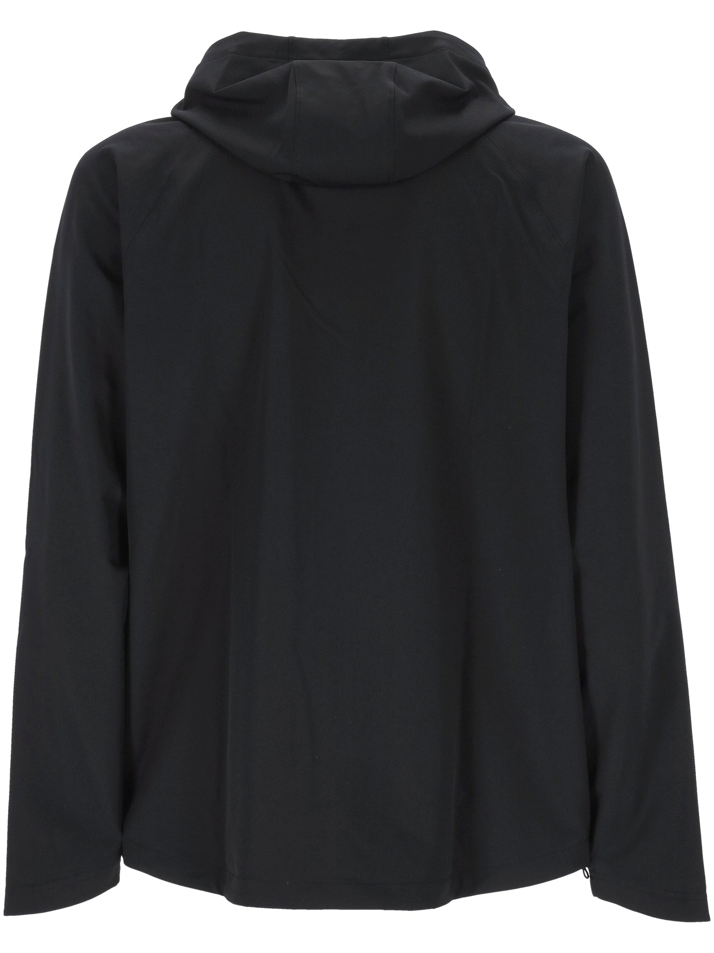 BLACK FRONT TWO-WAY ZIP JACKET