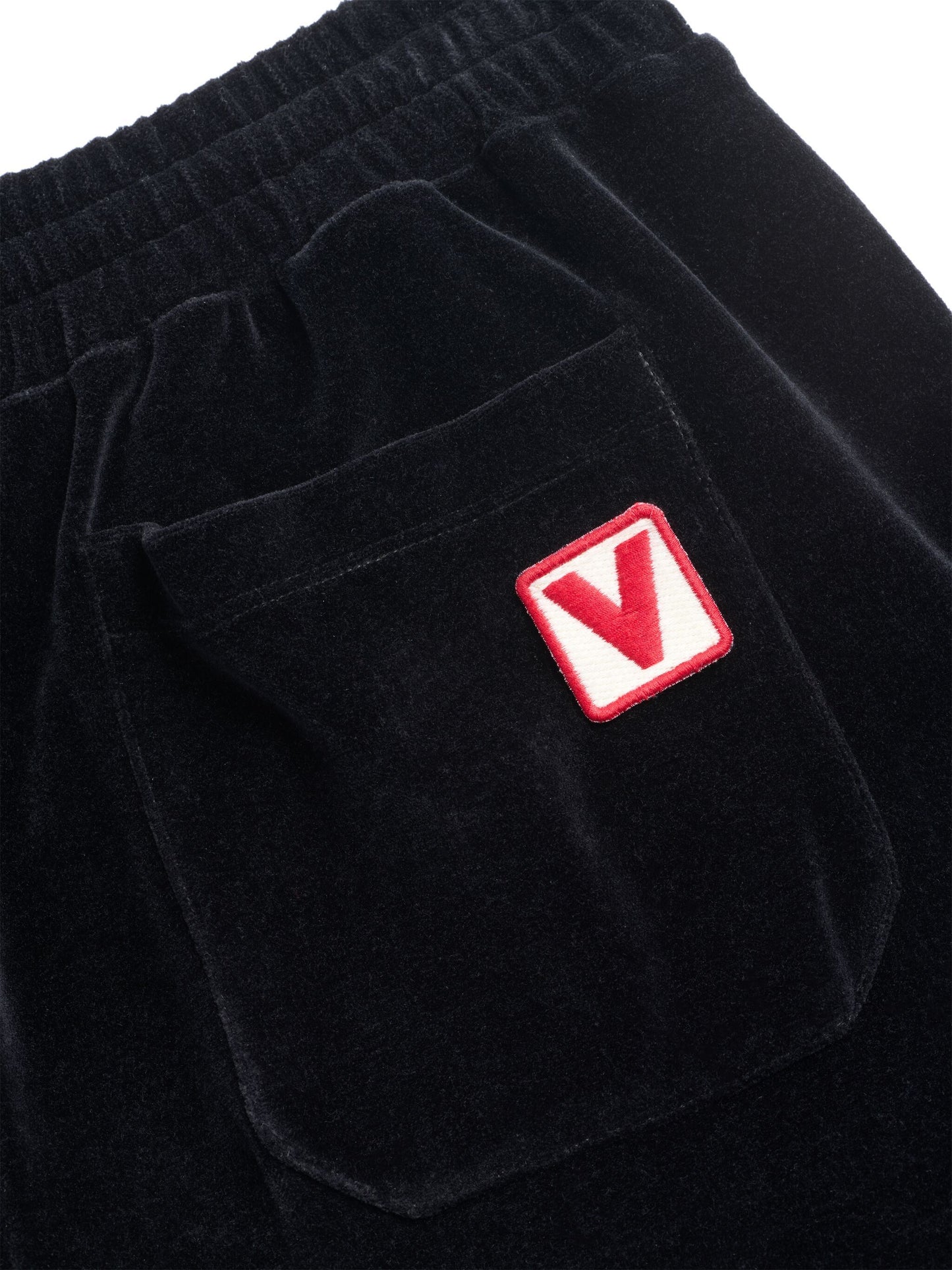 CHENILLE JOGGERS WITH PATCHES