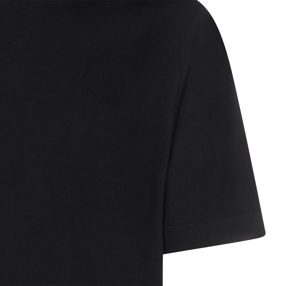 BLACK COTTON T-SHIRT