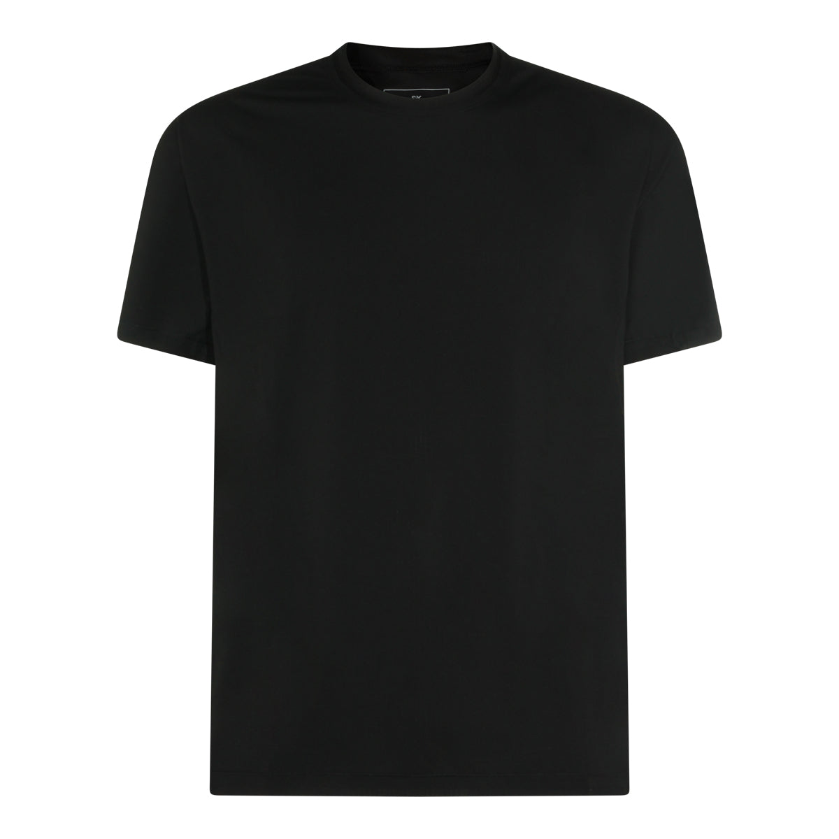 BLACK COTTON T-SHIRT