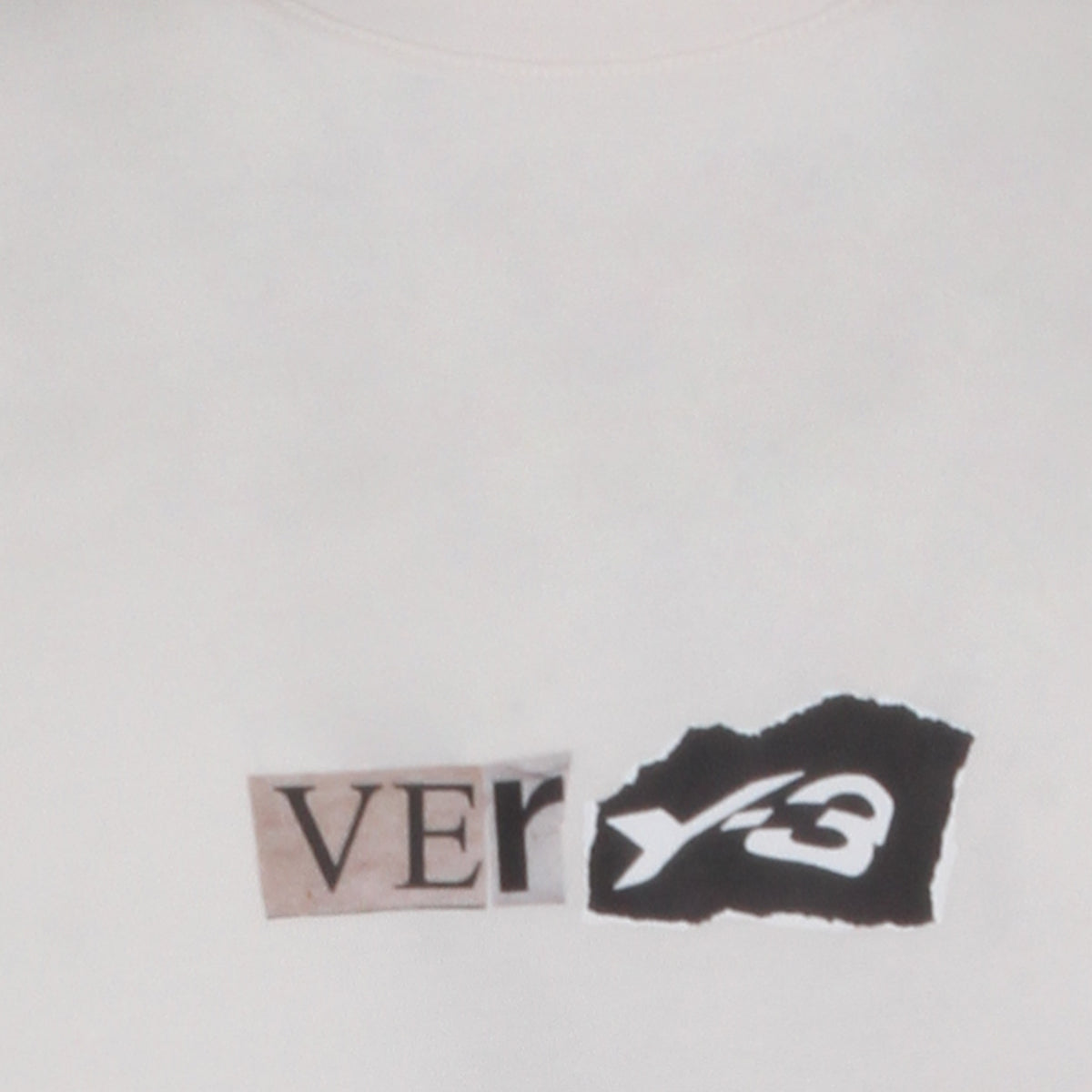 WHITE COTTON T-SHIRT