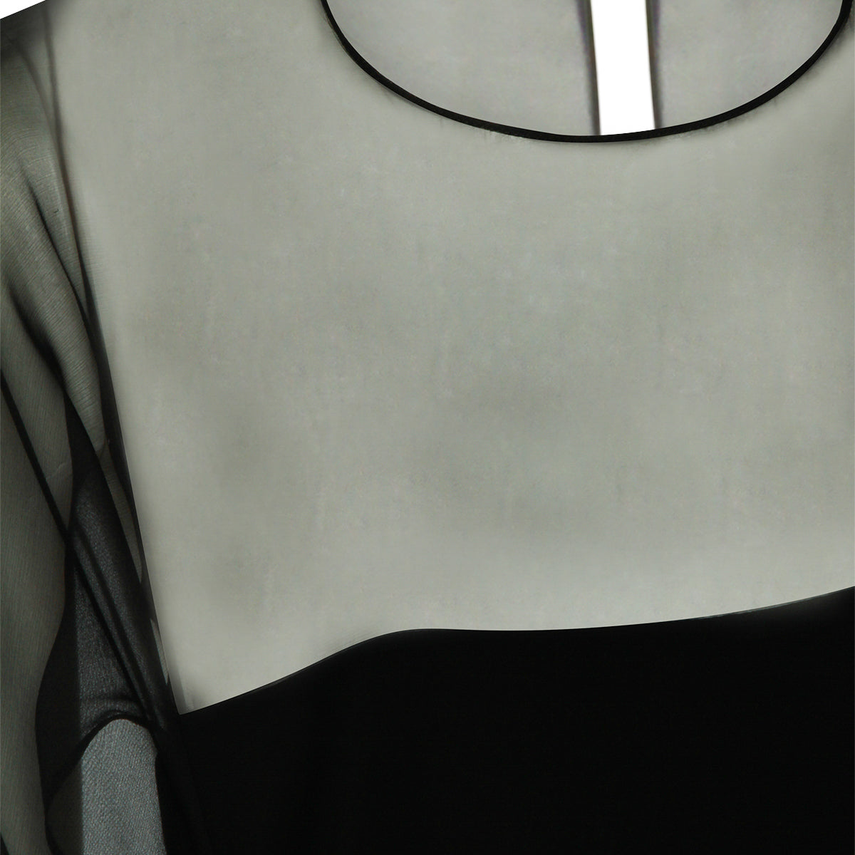 BLACK VISCOSE DRESS