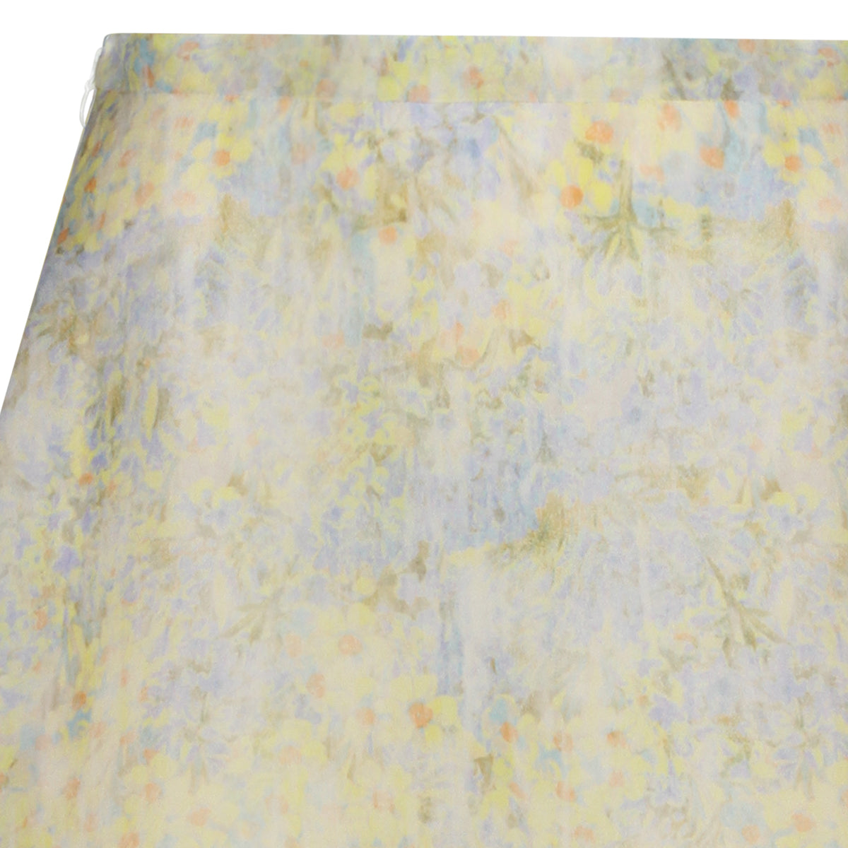 YELLOW SILK SKIRT