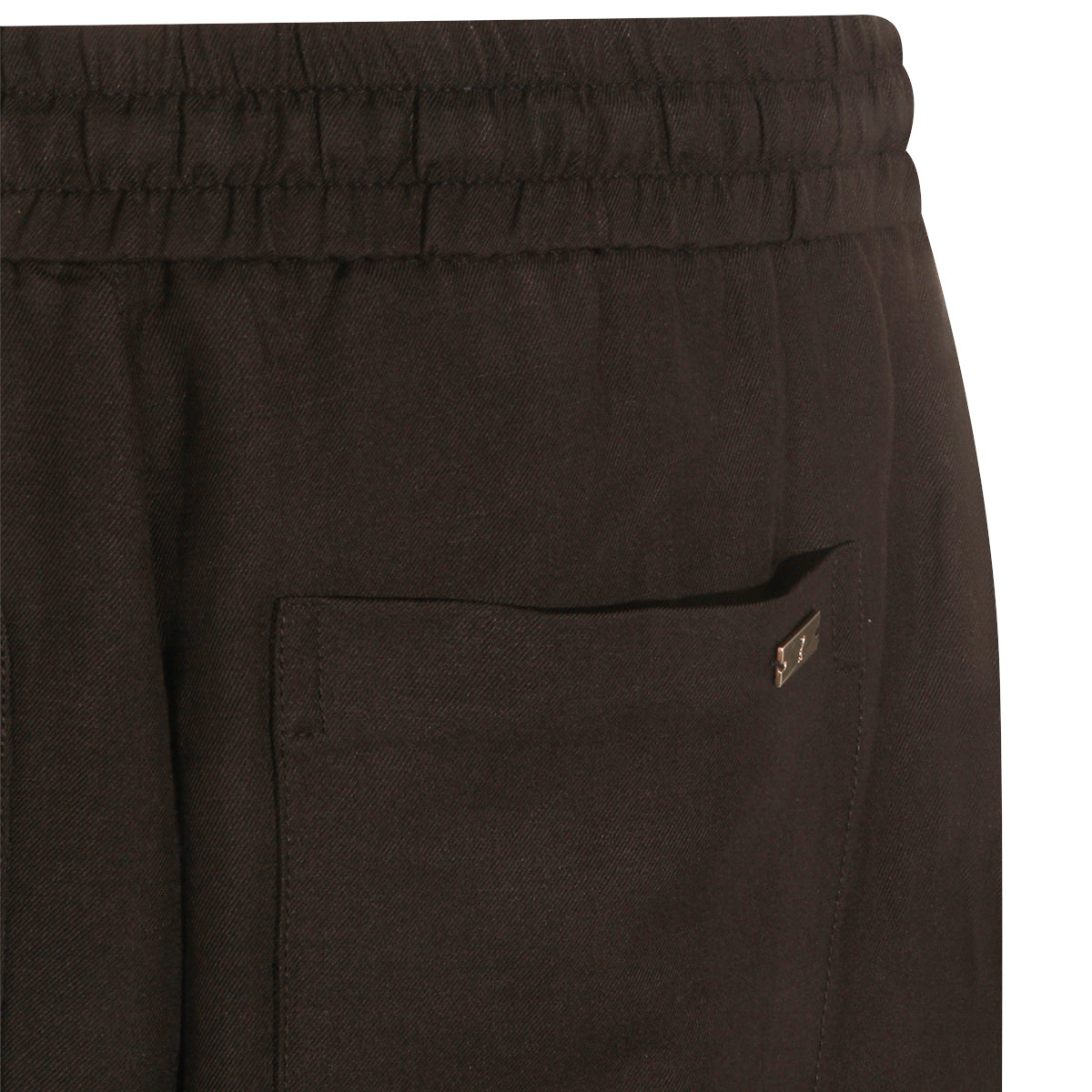 BLACK VISCOSE PANTS