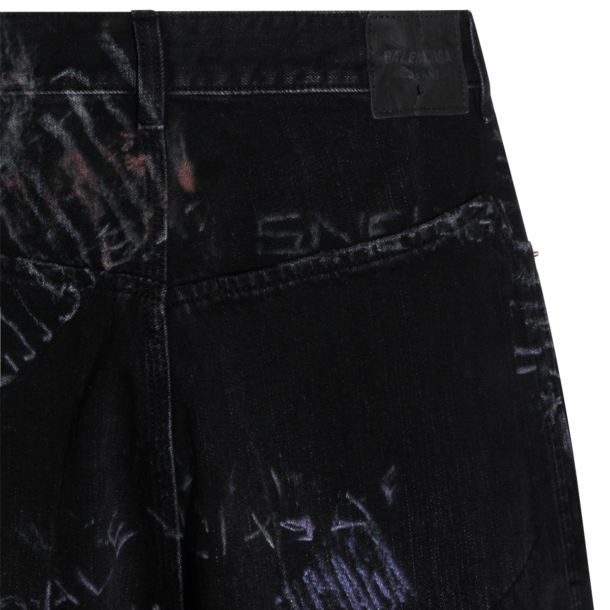 BLACK COTTON DENIM JEANS