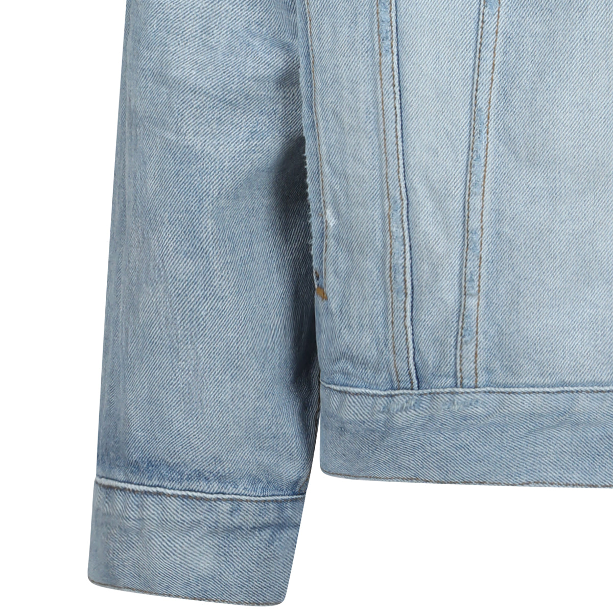 LIGHT BLUE COTTON DENIM JACKET