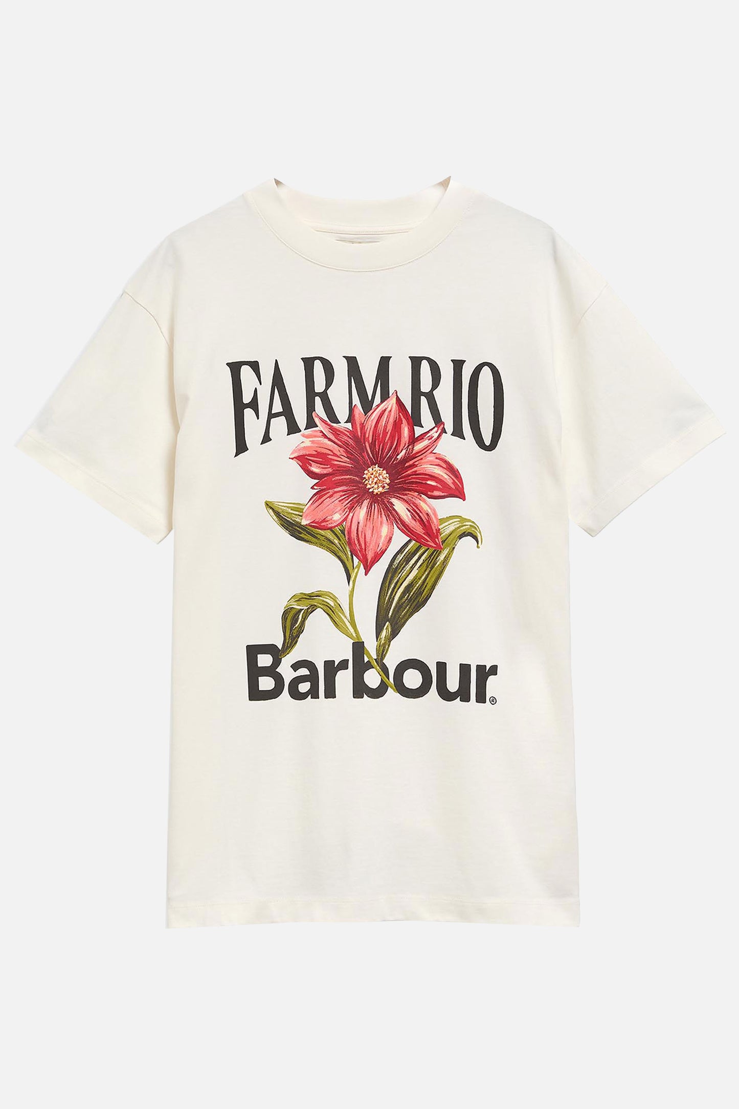 BARBOUR X FARM RIO T-SHIRT WILD FLOWER
