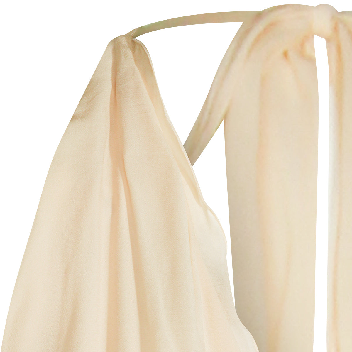 BEIGE VISCOSE MAXI DRESS