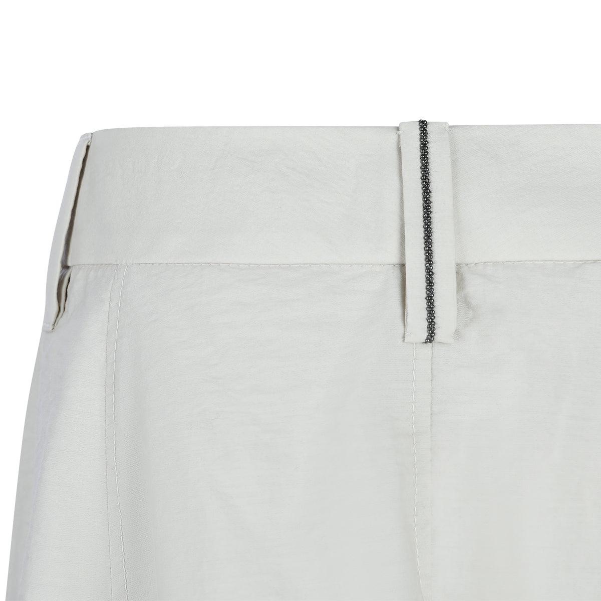 QUARZ COTTON BLEND WIDE PANTS
