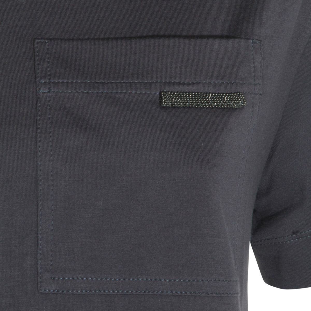 GREY COTTON T-SHIRT