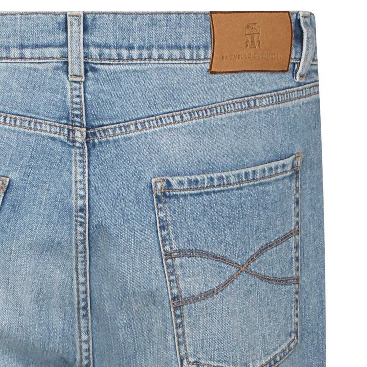 LIGHT BLUE COTTON JEANS