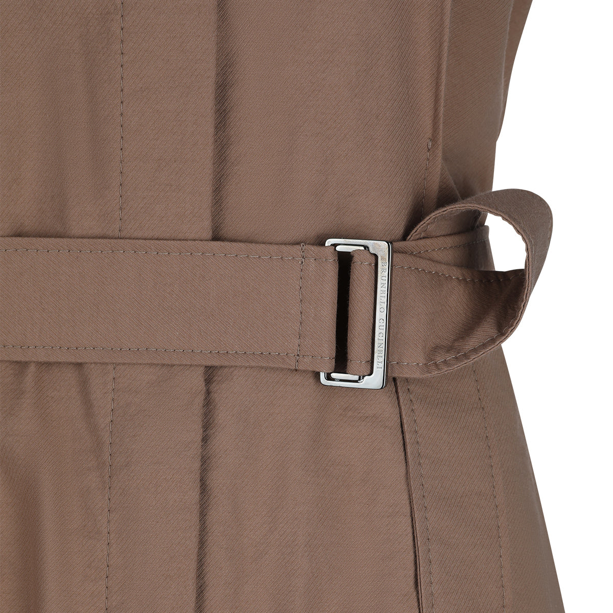 BROWN COTTON DRESS
