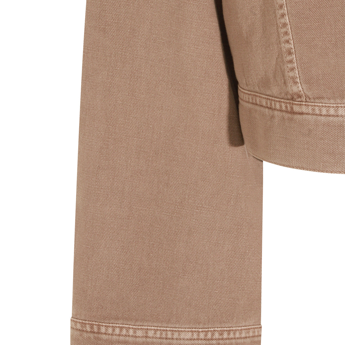 BROWN COTTON DENIM JACKET