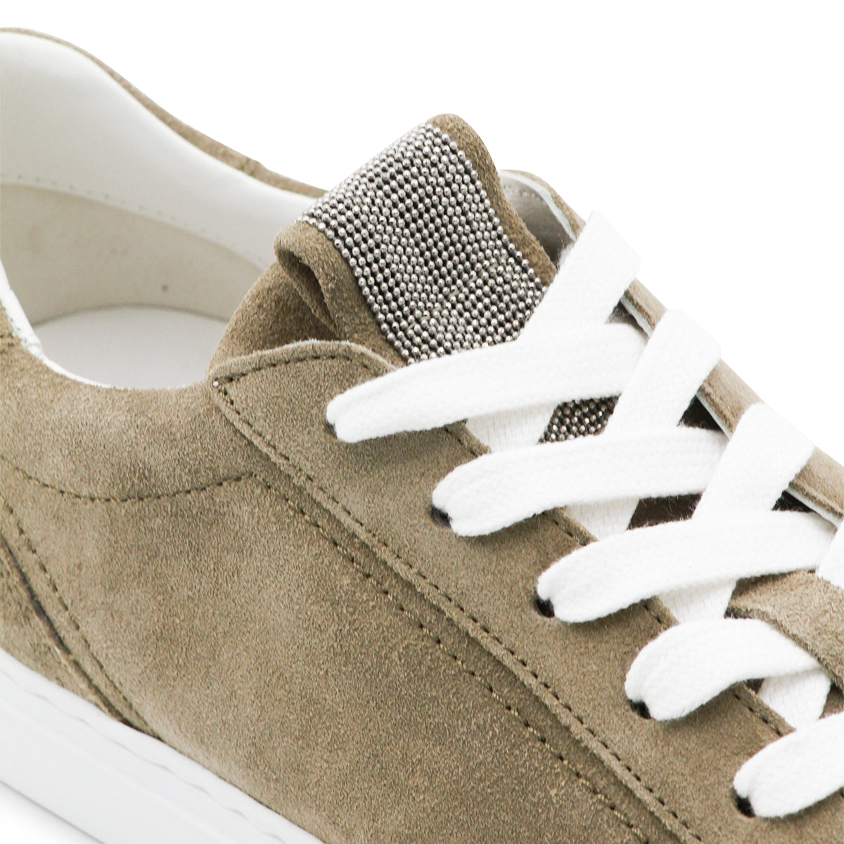 BEIGE LEATHER SNEAKERS