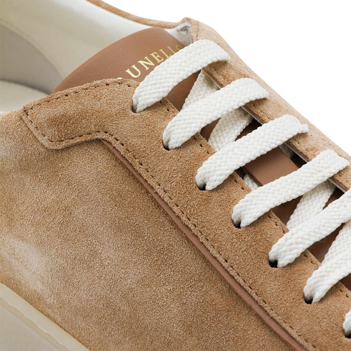 BEIGE LEATHER SNEAKERS