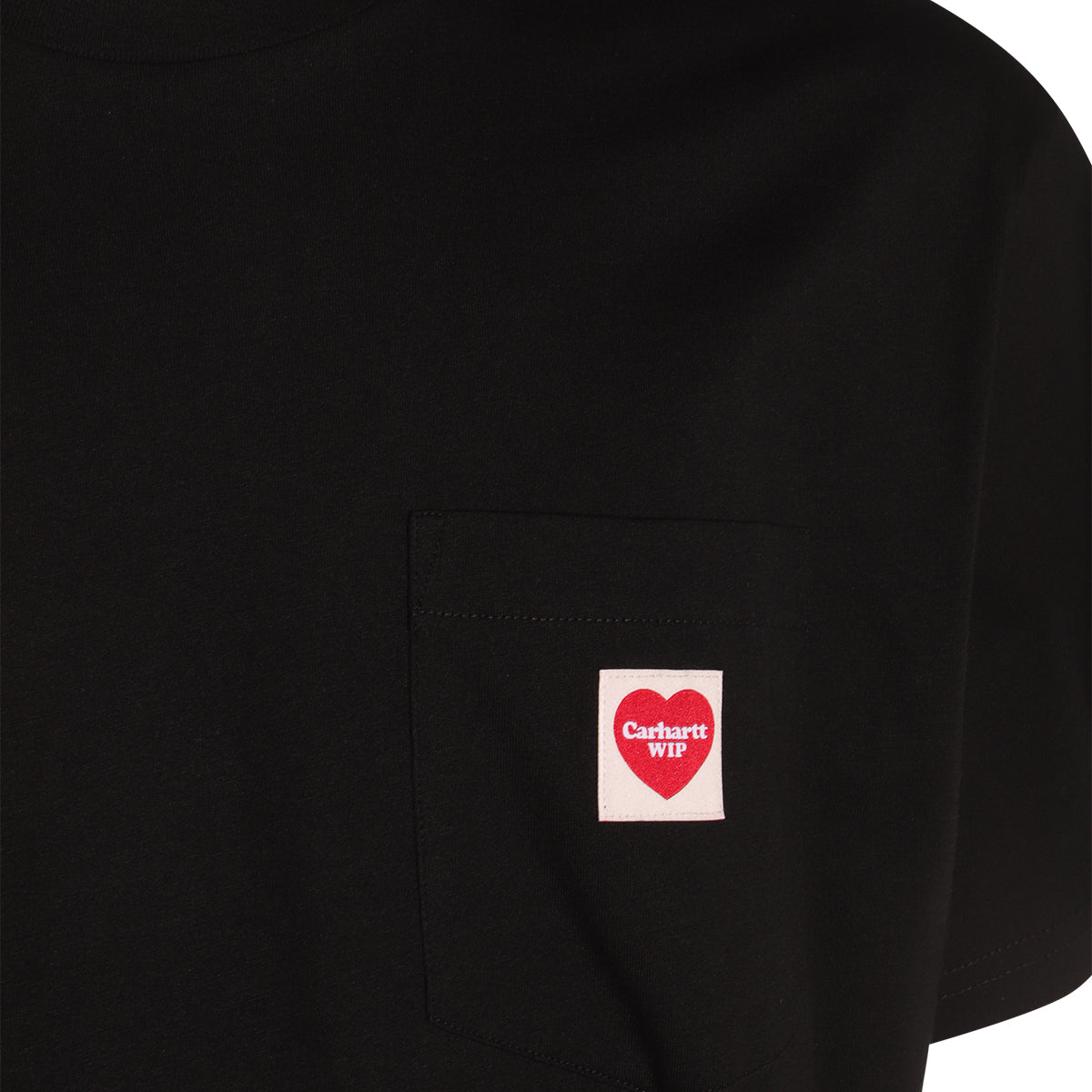 BLACK COTTON T-SHIRT
