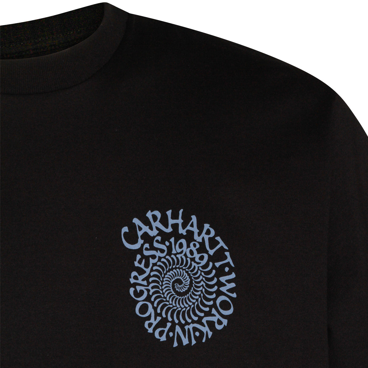 BLACK COTTON T-SHIRT