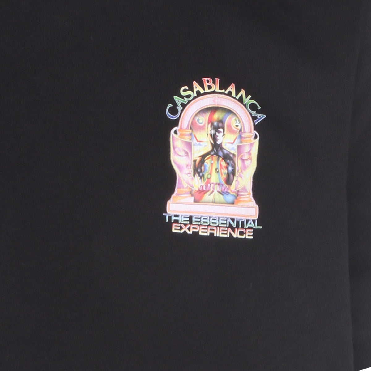 BLACK COTTON T-SHIRT