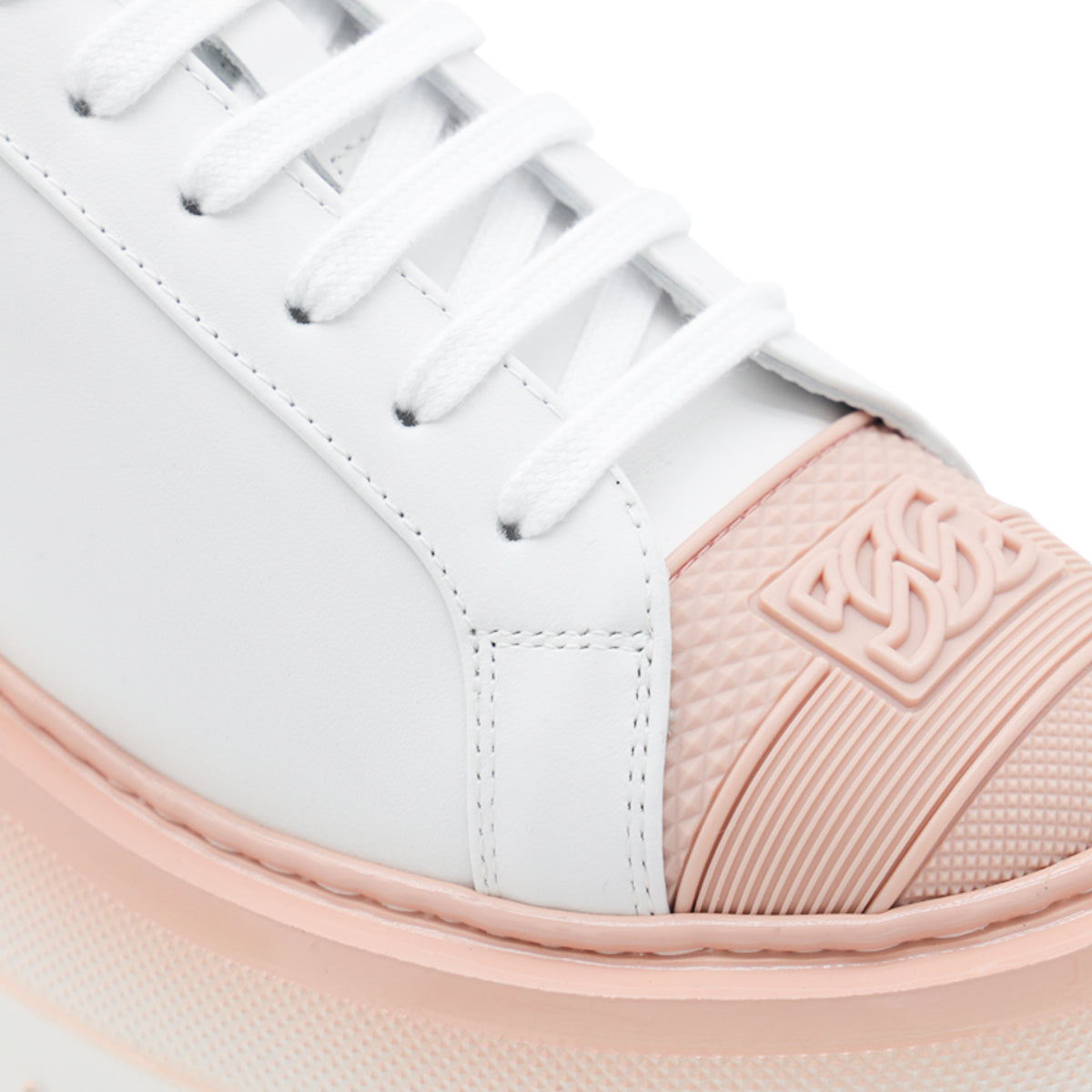 WHITE LEATHER ASH NEXUS SNEAKERS