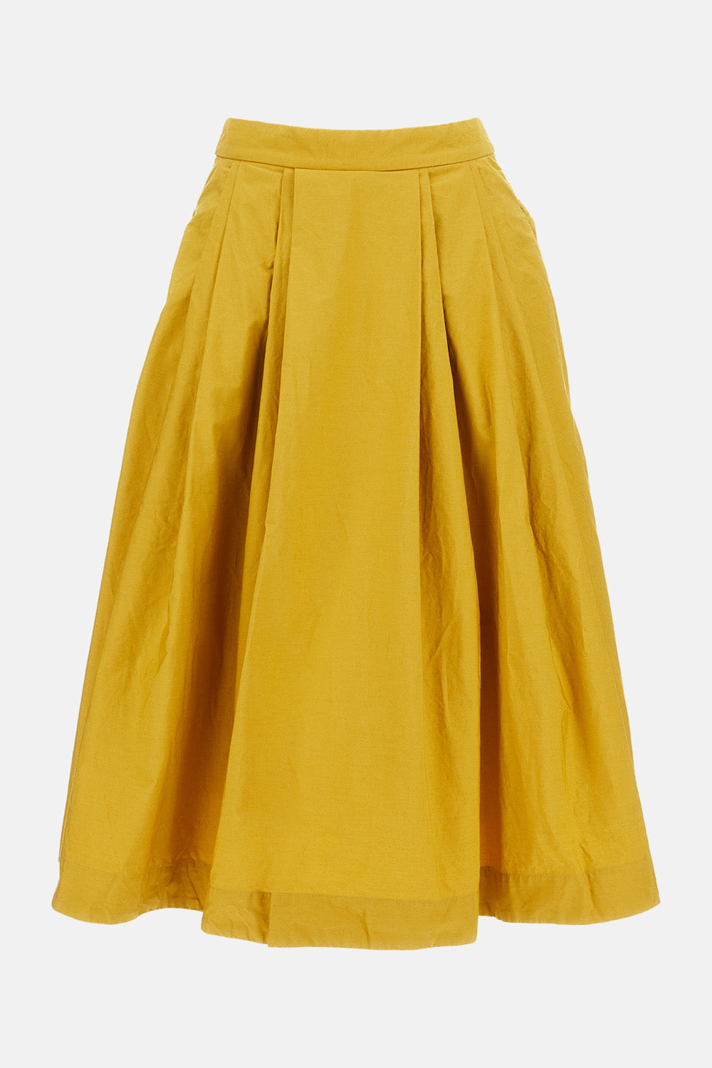 FLARED PLEATED SKIRT