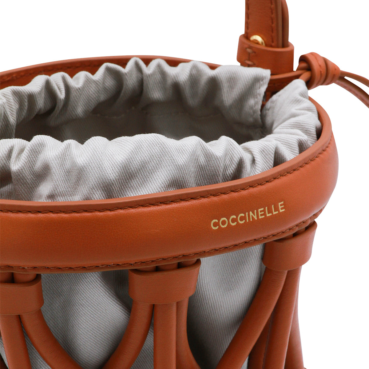 CRAB LEATHER KOI SATCHEL