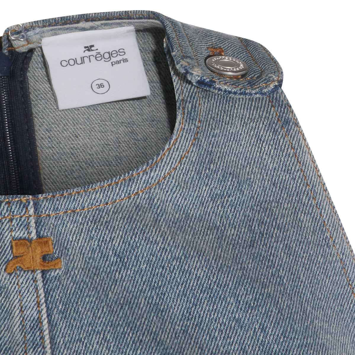 DENIM BLUE COTTON DRESS