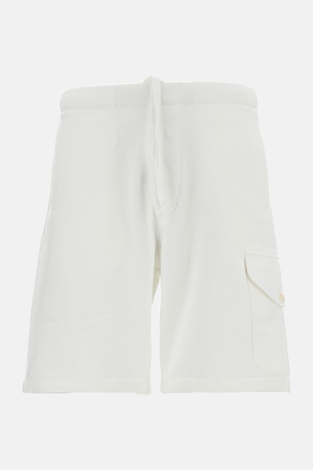 DIAGONAL RAISED FLEECE CARGO SWEATSHORTS