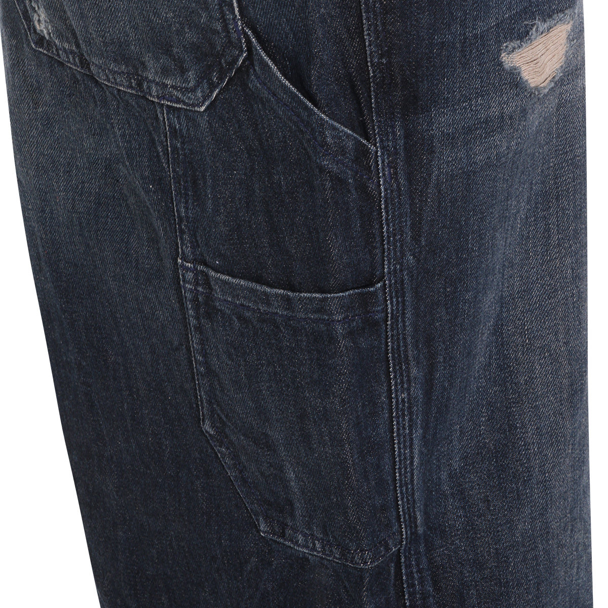 DARK BLUE COTTON SHORTS