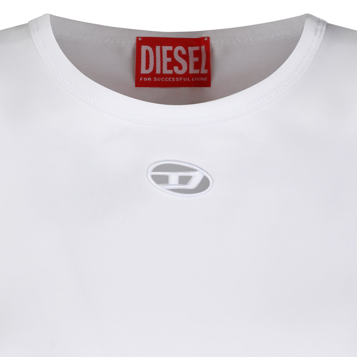 WHITE COTTON T-SHIRT