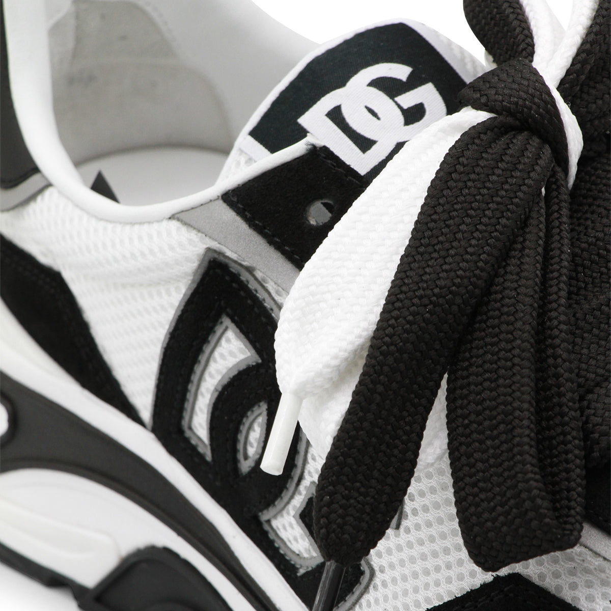 WHITE AND BLACK SNEAKERS
