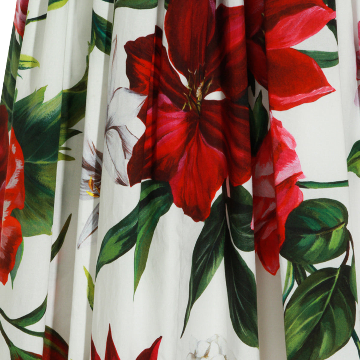 FLOWER PRINT COTTON DRESS