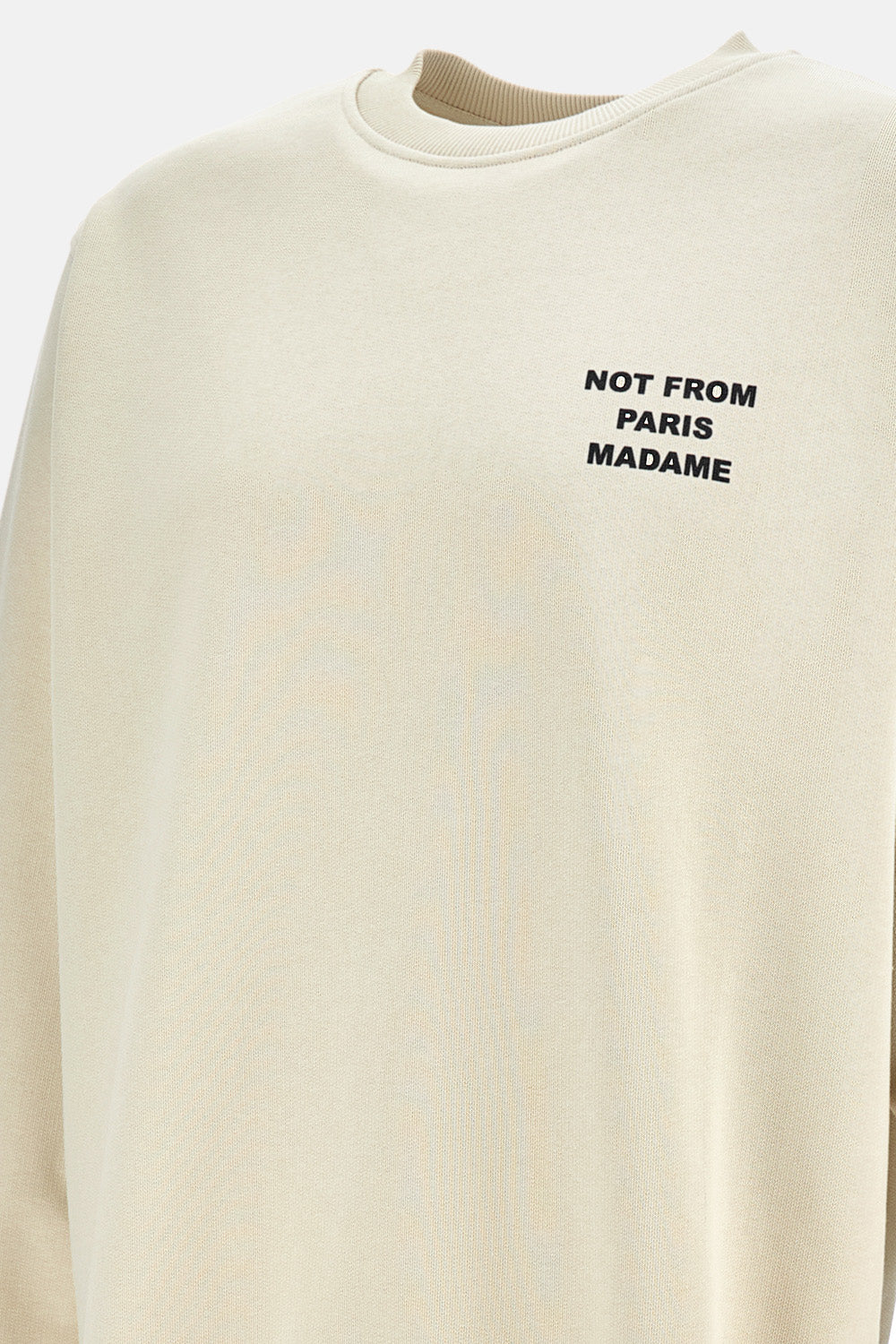 SLOGAN CREWNECK SWEATSHIRT