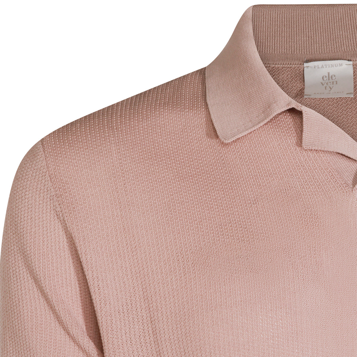 PINK COTTON POLO SHIRT