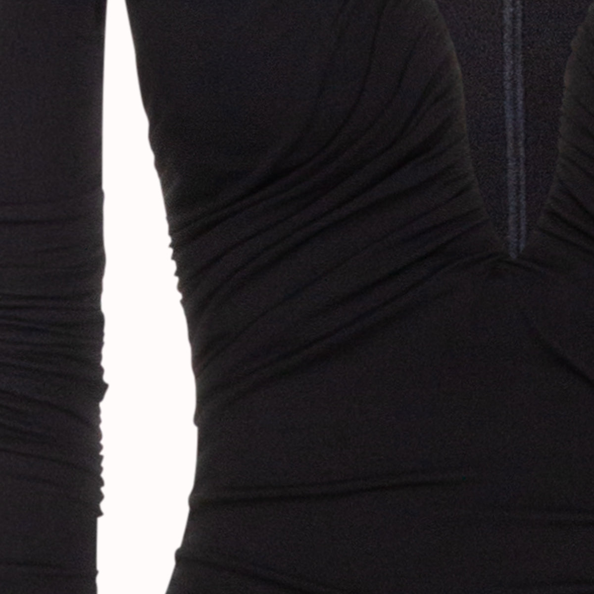 BLACK VISCOSE DRESS