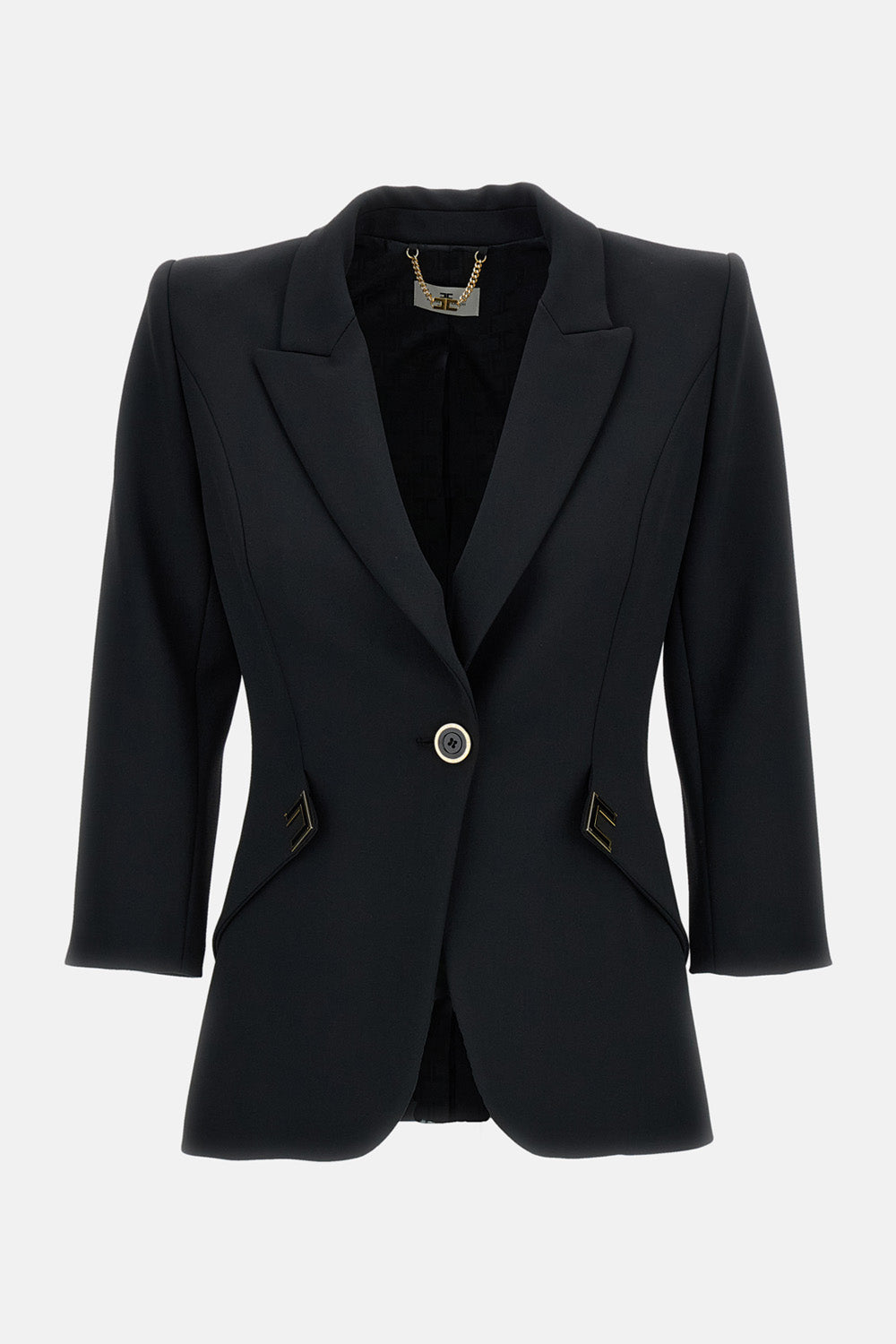 JACKET WITH LOGO DETAILS