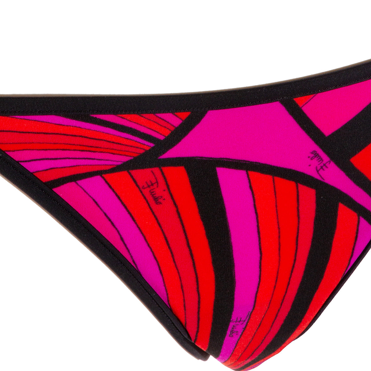 FUCHSIA AND BLACK SLIP