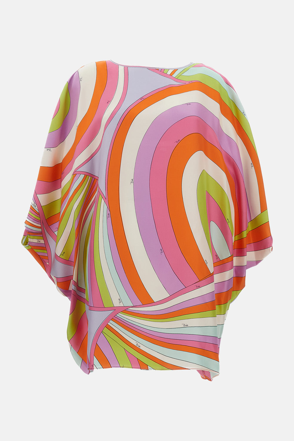 PRINTED SILK KAFTAN