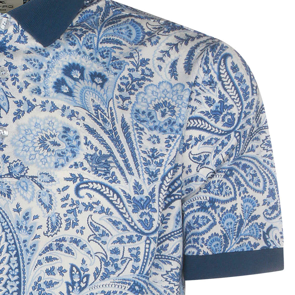 LIGHT BLUE COTTON POLO SHIRTS