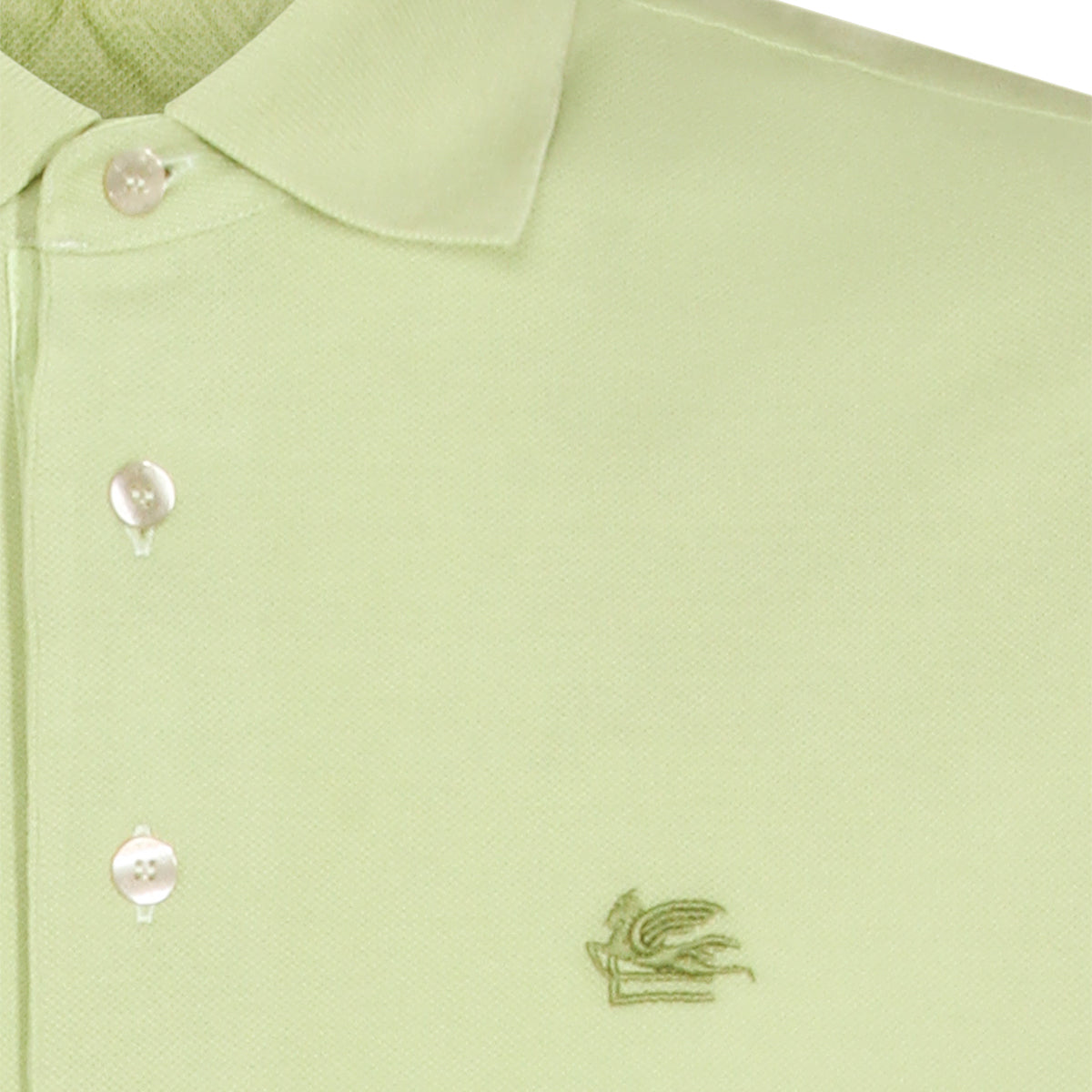 LIME COTTON POLO SHIRT