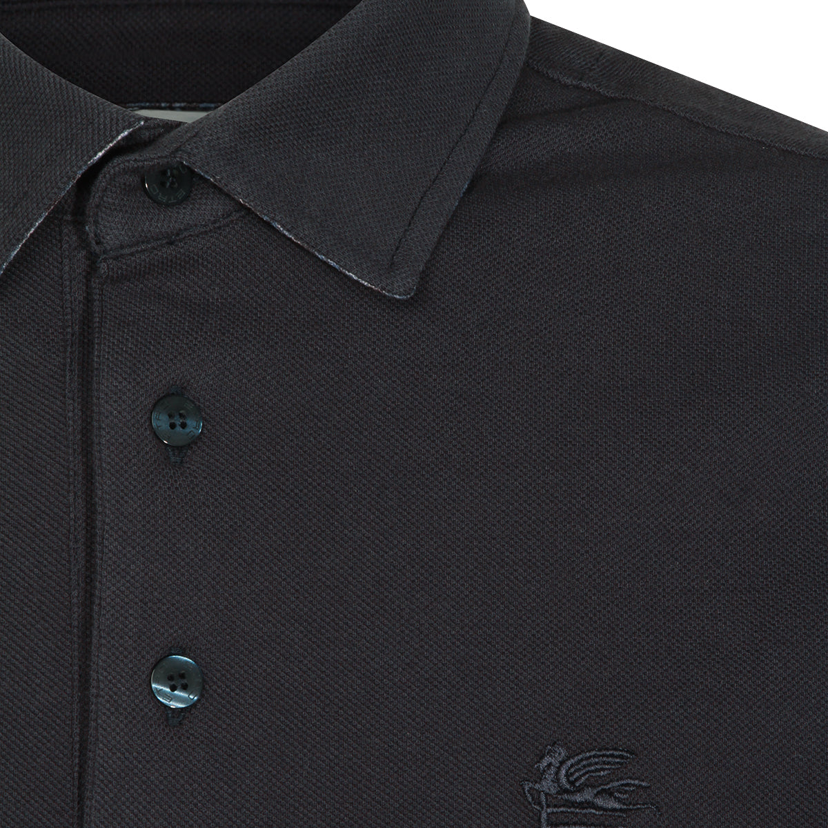 NAVY COTTON POLO SHIRT