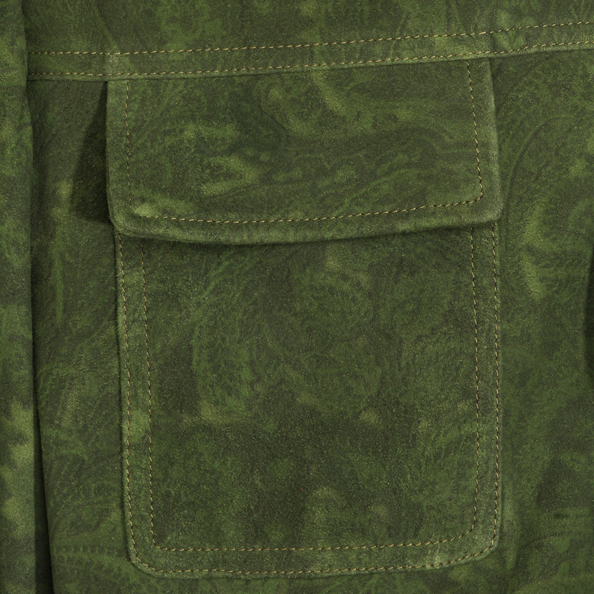 GREEN LEATHER JACKET