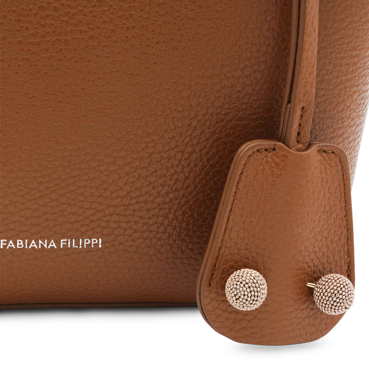 BROWN LEATHER TOTE
