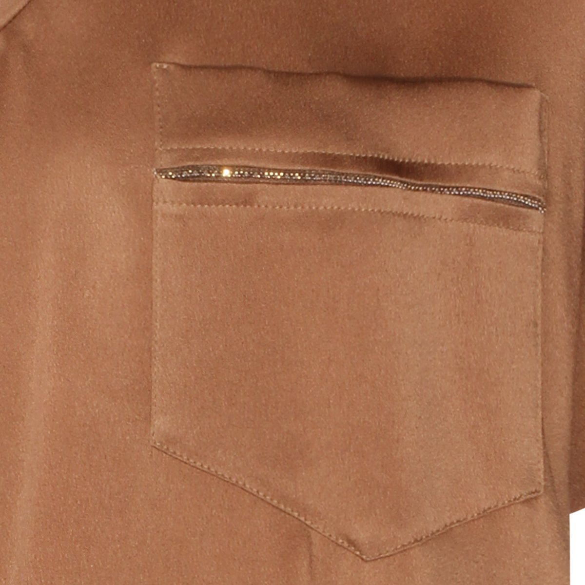 BROWN VISCOSE TOP