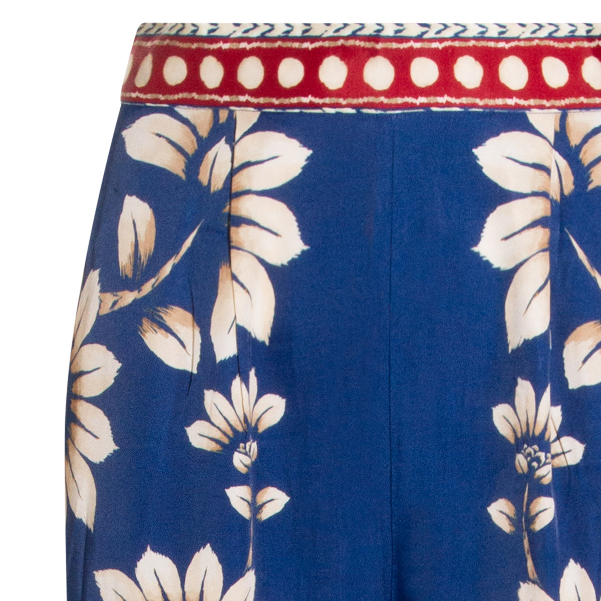BLUE VISCOSE PANTS